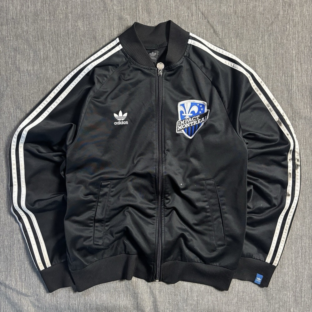 Adidas Black Montreal Impact track jacket